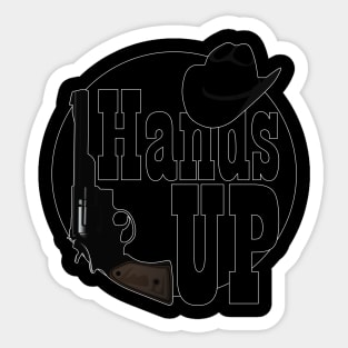 Hands up Sticker